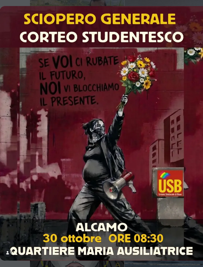 Alcamo, dalle aule alla piazza, mobilitazione contro il carovita e le spese militari