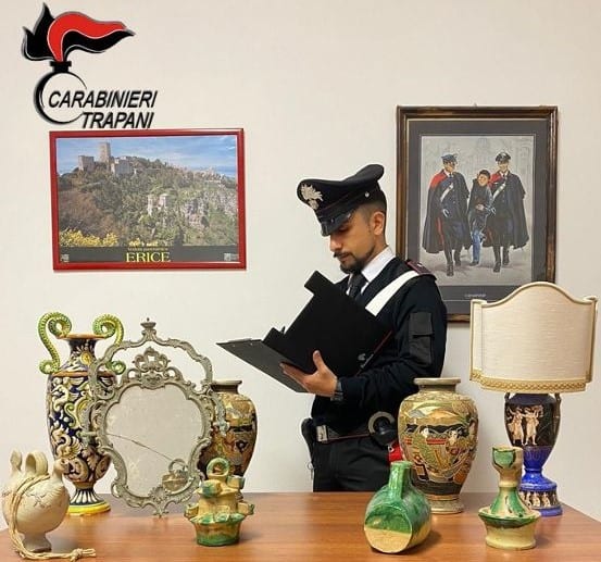 Aggravamento di misura cautelare per il ladro di maioliche. Mancia aveva oltre 500 mattonelle in casa