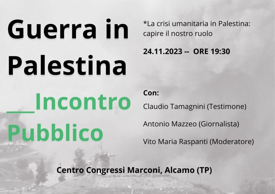 Palestina, la verità raccontata da un volontario appena tornato. Incontro domani sera (INTERVISTA)