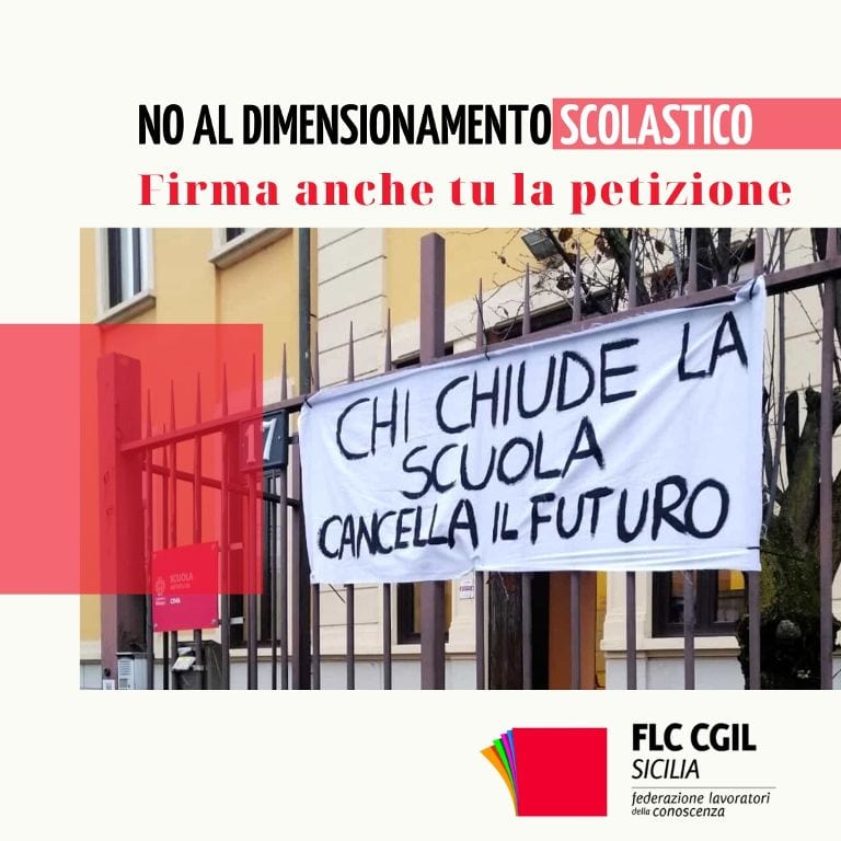 Petizione online della Flc Cgil contro il dimensionamento scolastico. "Saranno colpiti i territori poco popolati"