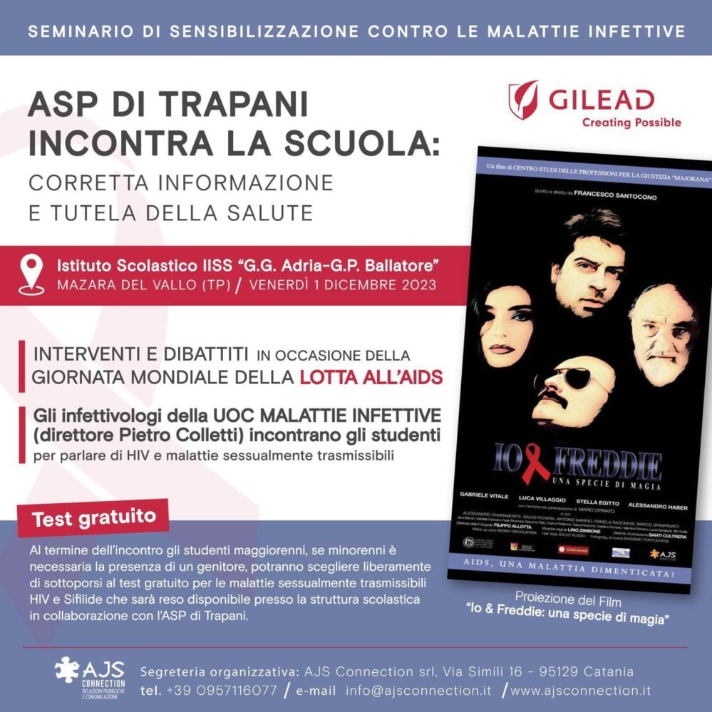 "L’Asp di Trapani incontra la scuola", progetto di sensibilizzazione contro le malattie infettive