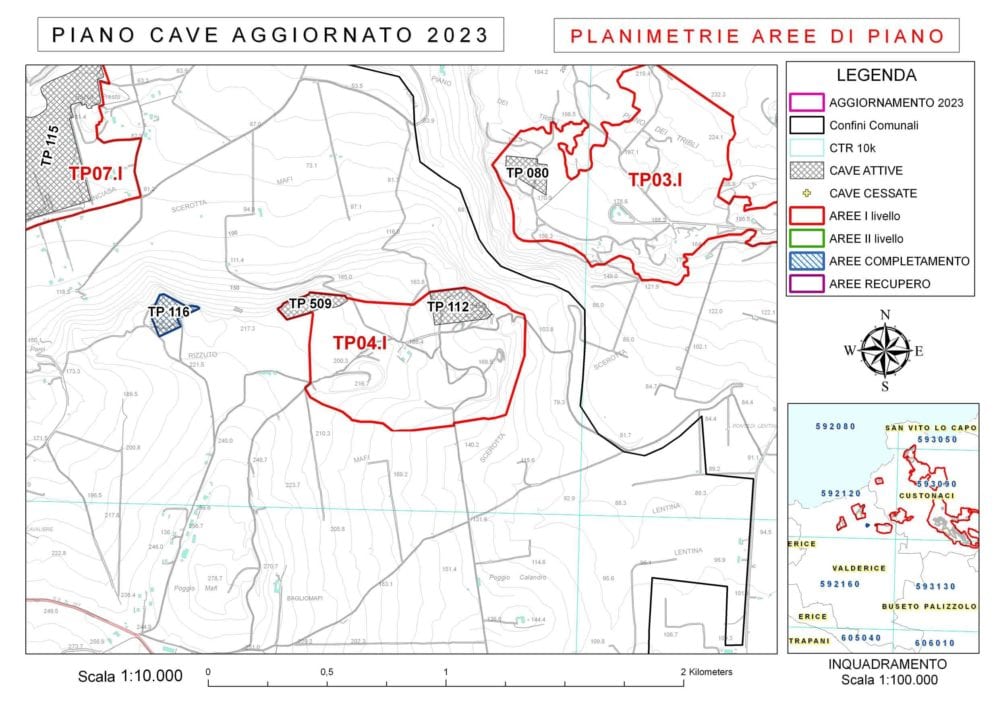 Aggiornato ‘Piano Cave’. Previsti 63 nuove ‘aree’ e incremento volume del 28%
