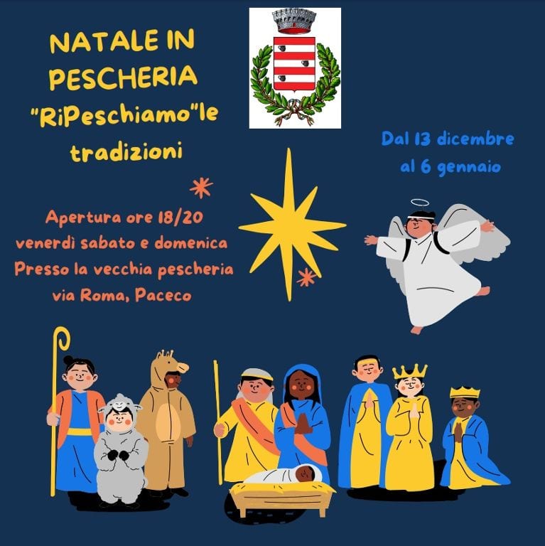 "RiPeschiamo le tradizioni", a Paceco il programma di eventi natalizi