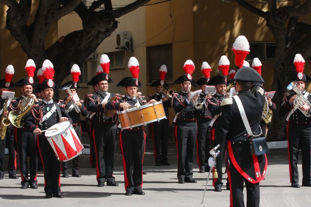 Legalità, fanfara dei carabinieri ad Alcamo per i riconoscimenti del Rotary Club (Intervista)