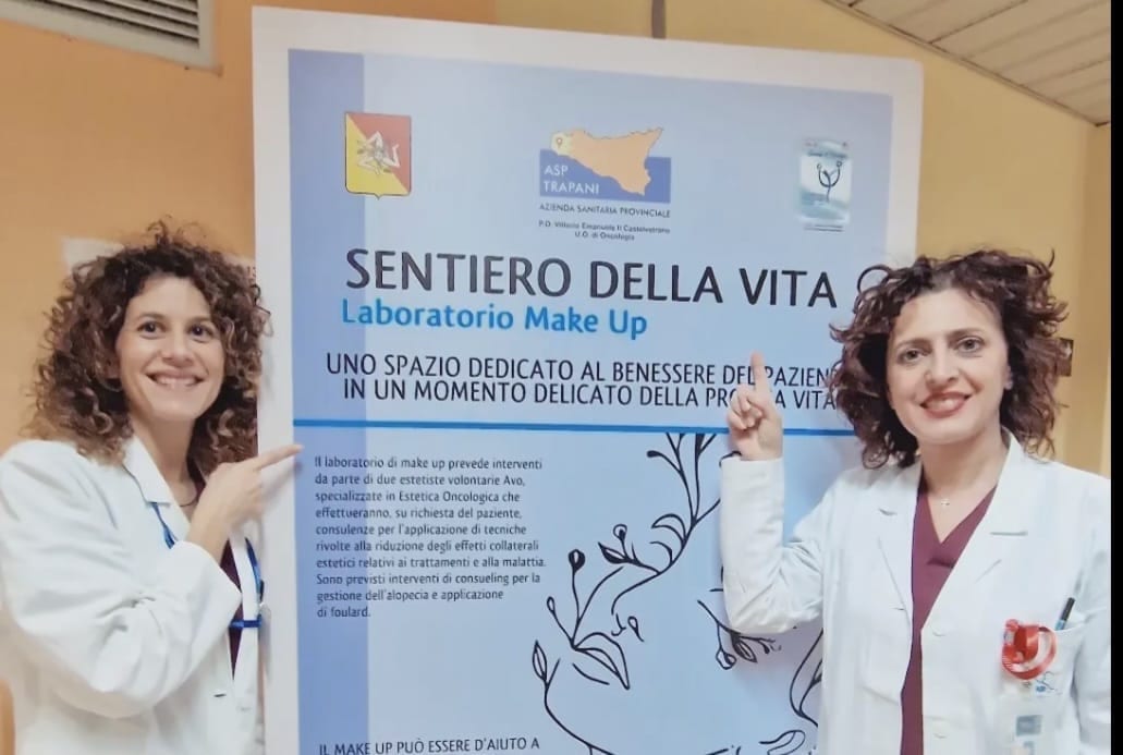 Inaugurato il "Sentiero della vita", una sala make up all'ospedale di Castelvetrano reparto oncologia