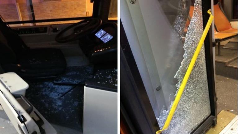 Incidenti a fine gara, danneggiato autobus e sprangata all'autista. DASPO per 4 tifosi del Trapani