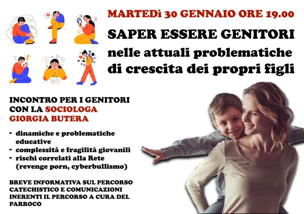 'Saper essere genitori', incontro a Marsala con la sociologa Butera
