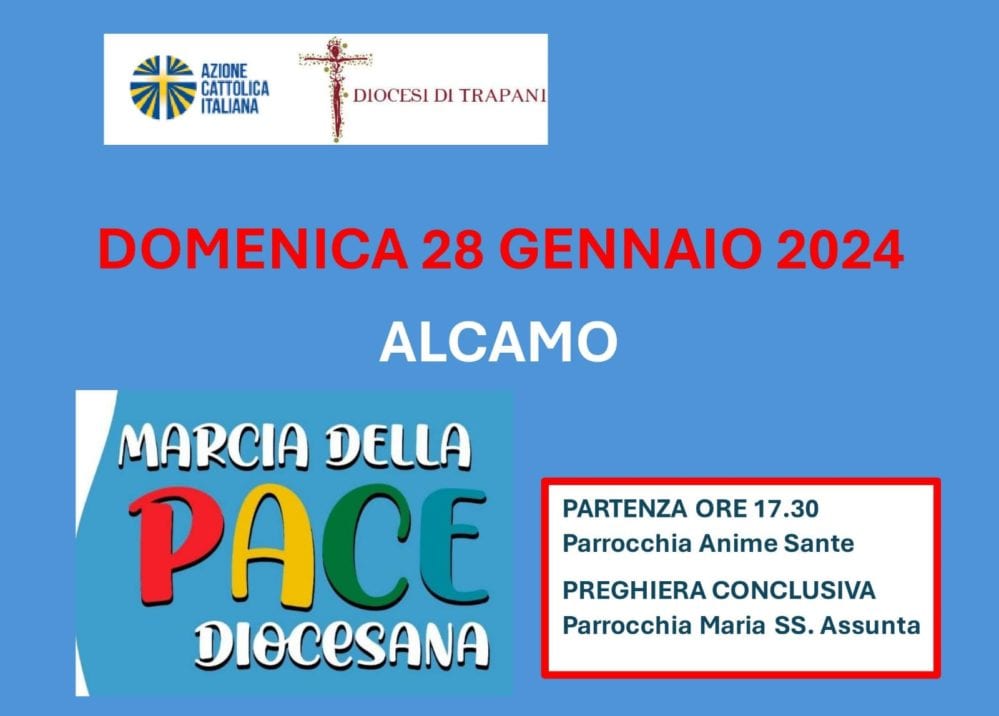 Marcia della Pace ad Alcamo promossa dall’Azione cattolica