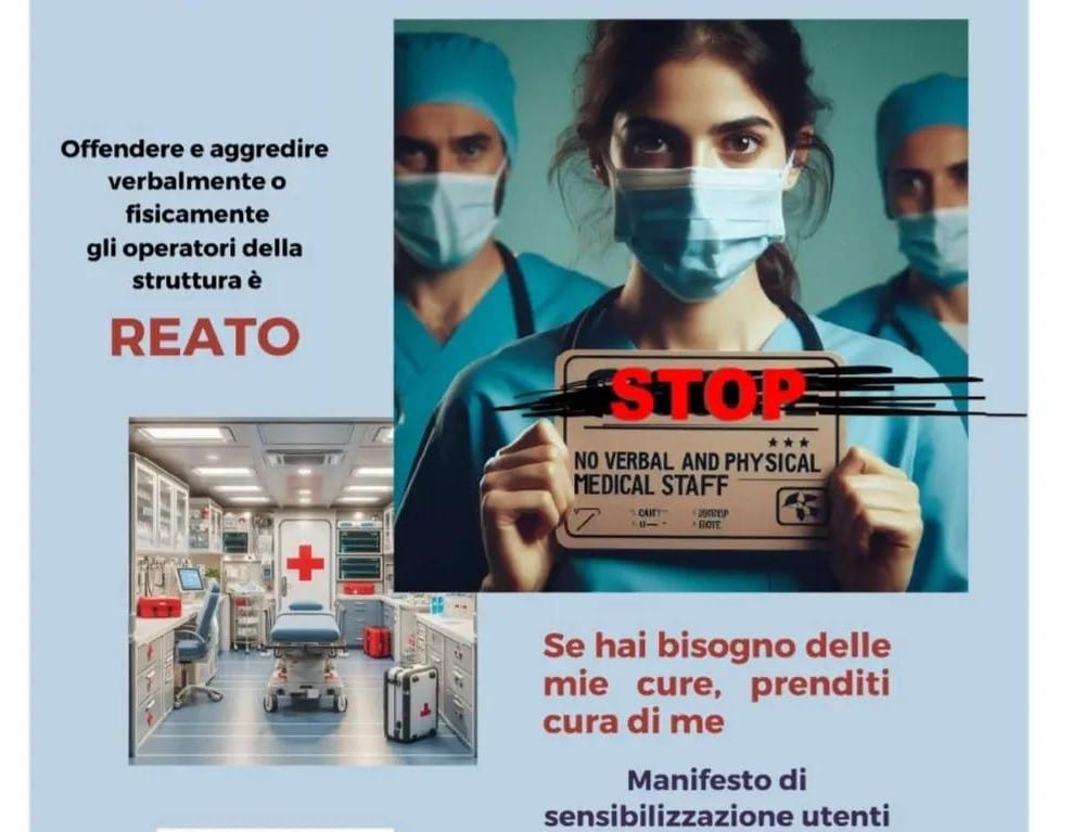 Aggressioni e violenze agli operatori sanitari, ASP di Trapani approva ‘Linee Guida’