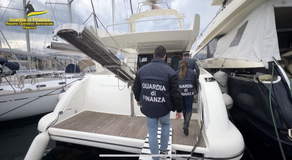 Sequestrato yacht da diporto a Palermo, reato per il proprietario di contrabbando doganale
