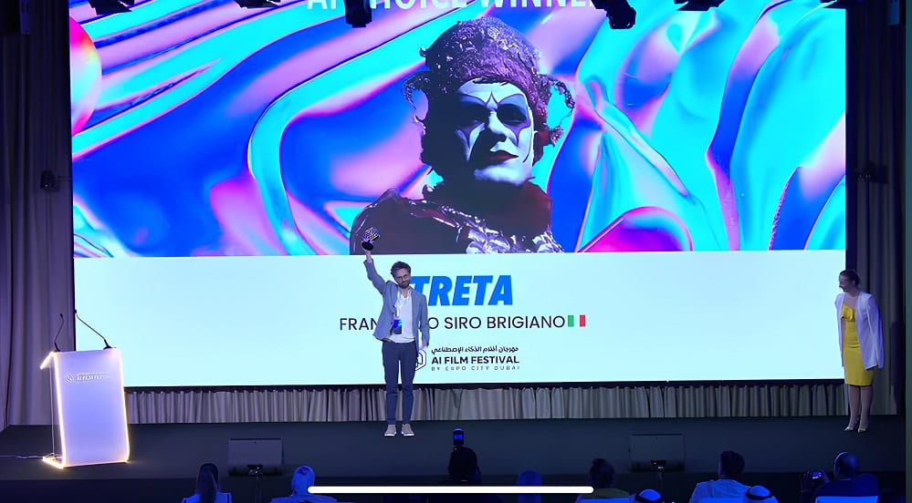 Il trapanese Francesco Siro vince festival a Dubai, ‘corto’ con intelligenza artificiale