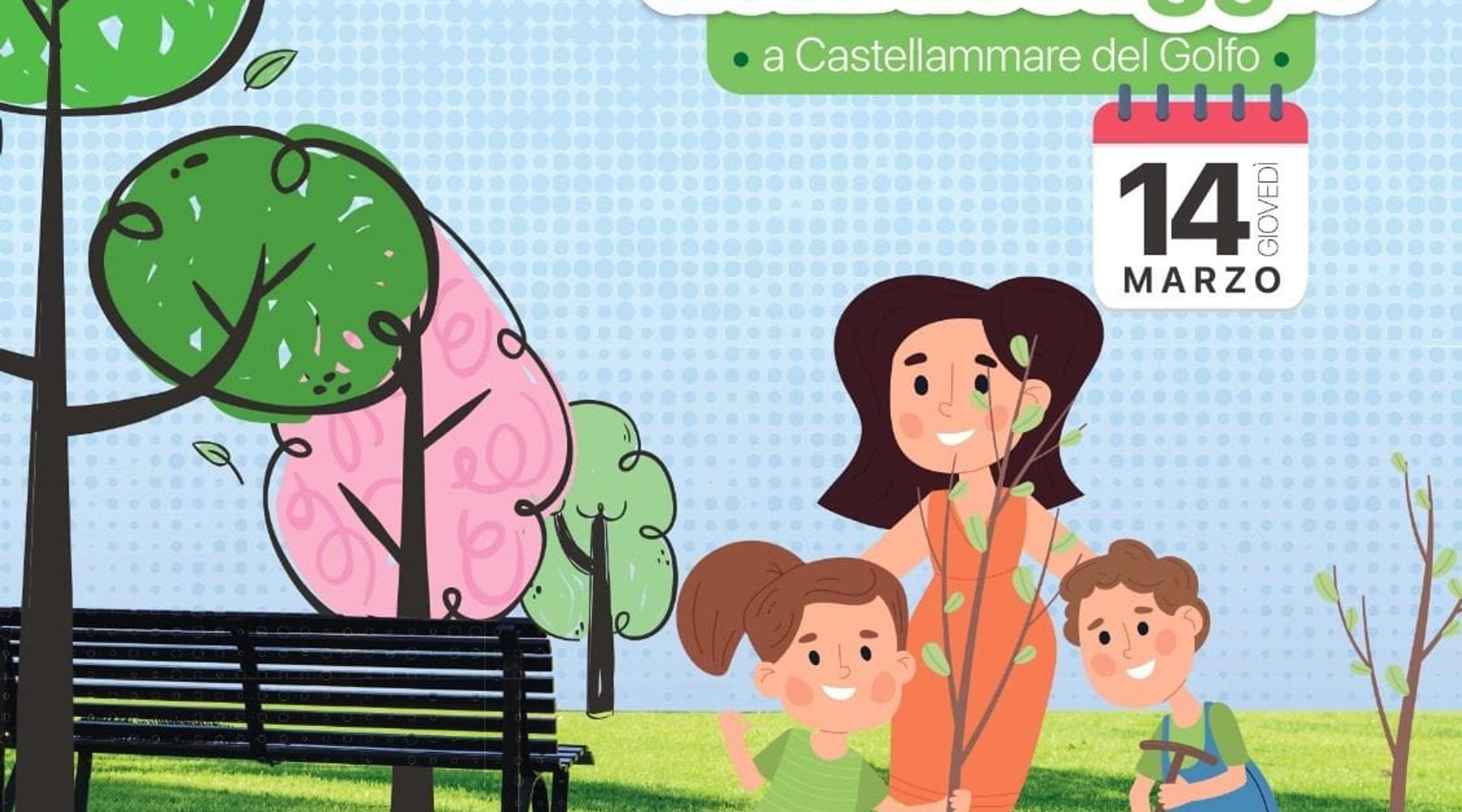 ‘Giornata del paesaggio’ a Castellammare, rinasce il bosco della ‘Vaccheria’. Bimbi piantumano