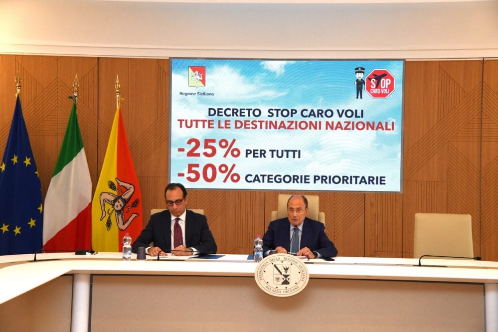 Caro-voli. Da oggi bonus per tutte le destinazioni, rimborsi su piattaforma Regione