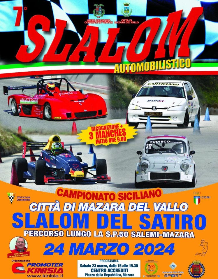 Automobilismo. Domenica a Mazara la gara di slalom