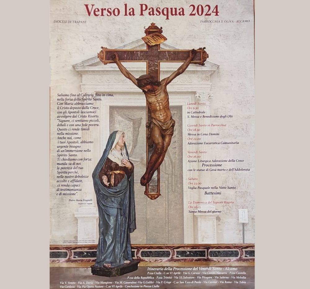 Entrano nel vivo i riti della Pasqua, gli appuntamenti ad Alcamo