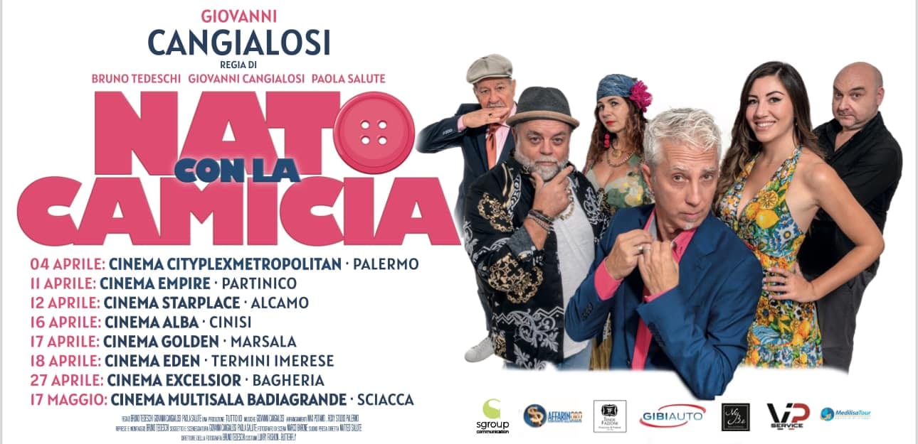 ‘Nato con la camicia’, Cangialosi coinvolge tanti attori siciliani. Anteprime a Partinico ed Alcamo (INTERVISTE)