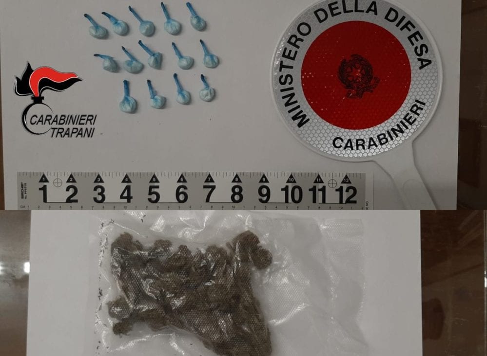 Spaccio di droga, ai domiciliari due pregiudicati alcamesi