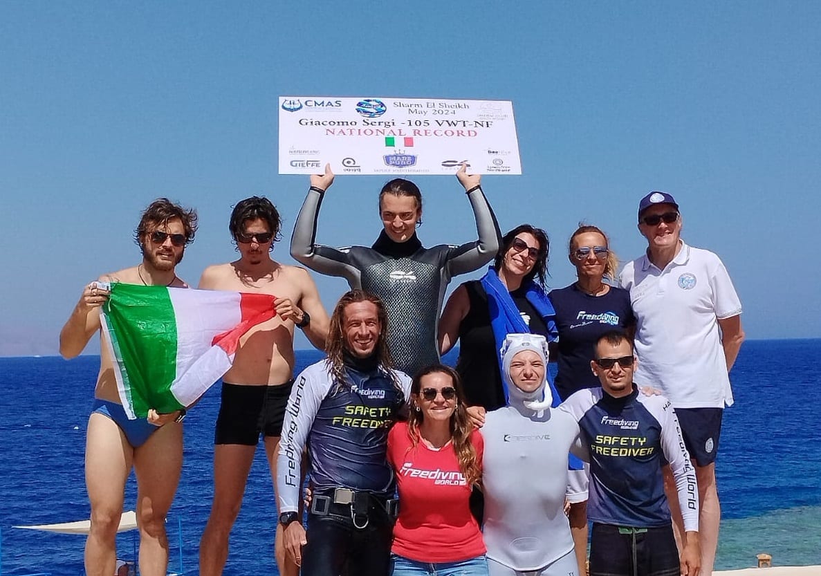 105 metri in apnea senza attrezzi, il trapanese Sergi firma nuovo record italiano (VIDEO)