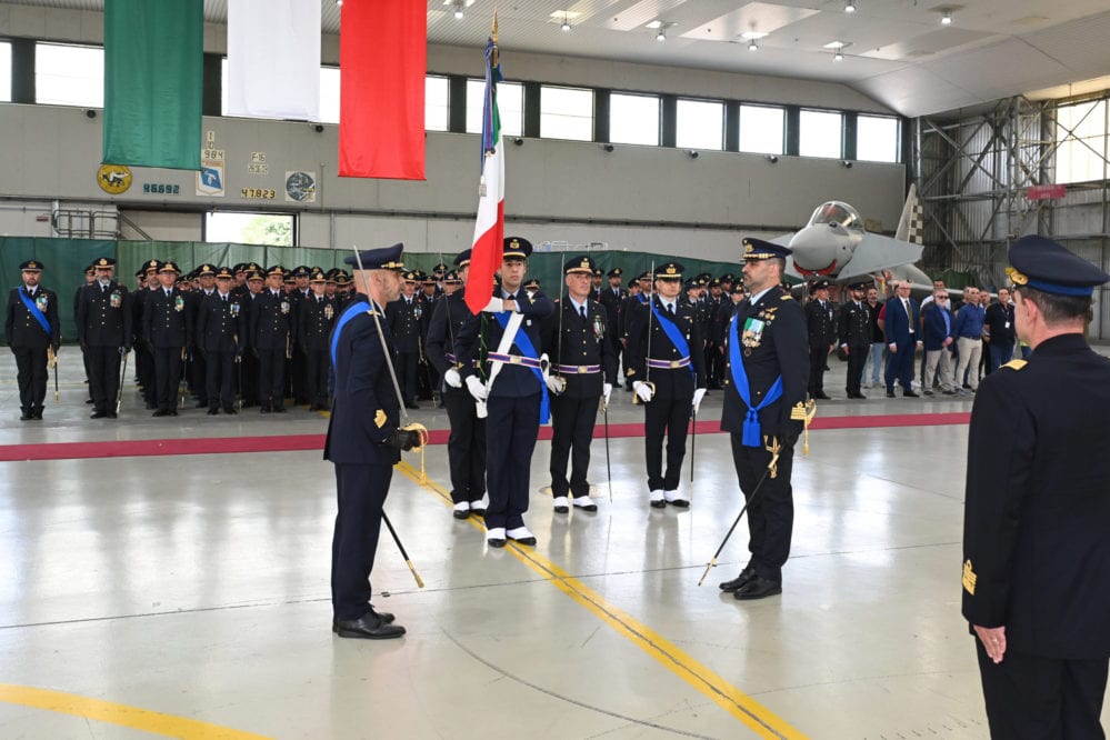 Cerimonia di cambio comando al 37° Stormo di Birgi