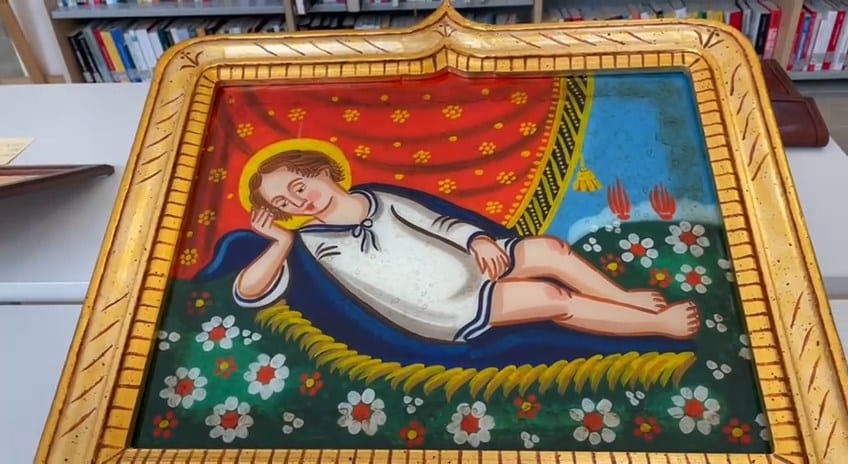 Mostra, ad Alcamo, di immagini sacre con pittura su vetro (Intervista)
