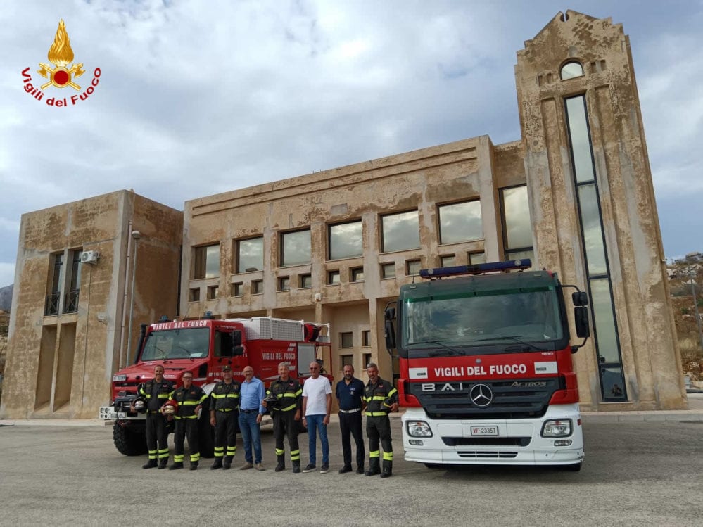 Vigili del fuoco, presidio estivo a Custonaci. Altra squadra AIB a Pantelleria