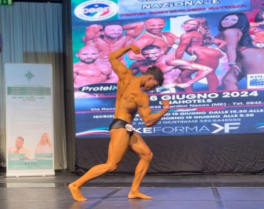 Alcamese vince titolo italiano ‘natural’ di body building, trionfo per Emanuele Catalano (Intervista)