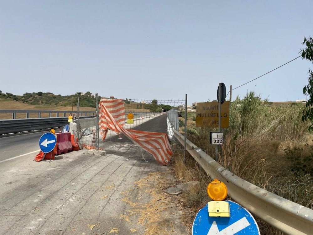 Statale 113, lavori infiniti al viadotto Molinello. Appello al comune di Alcamo