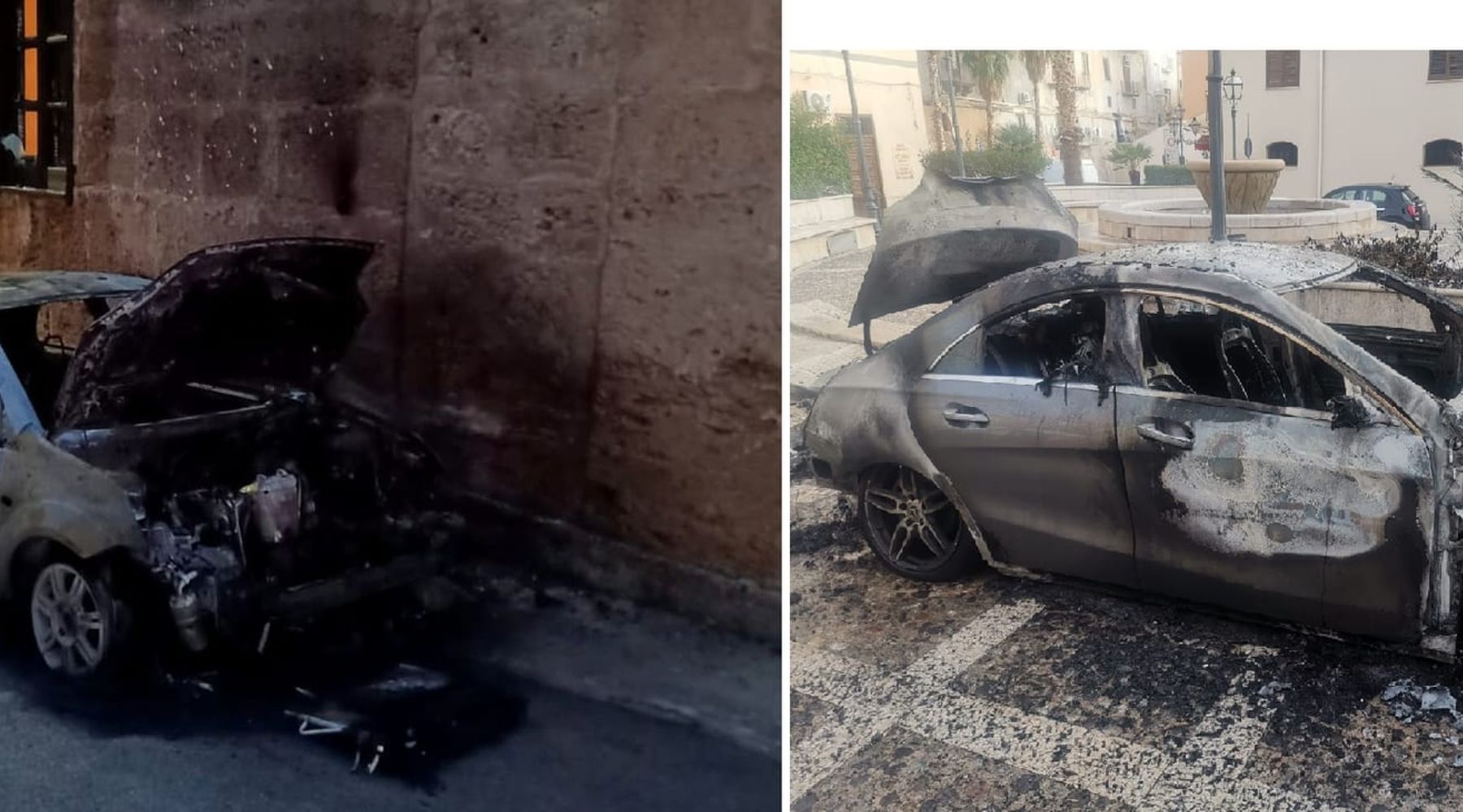 Due auto a fuoco in quattro giorni, entrambe a Castellammare del Golfo