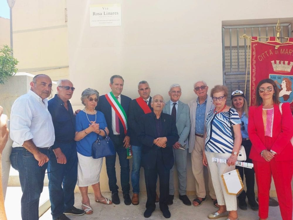Intitolata strada di Marsala a Rosa Linares, primo consigliere comunale donna della Dc
