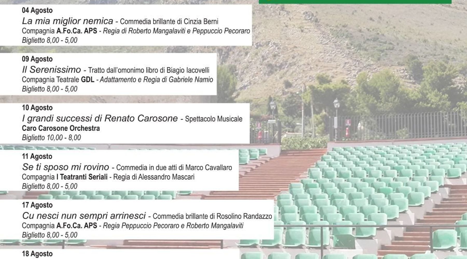 Premio ‘Ulisse 2024’, a Carini per promuovere il teatro amatoriale