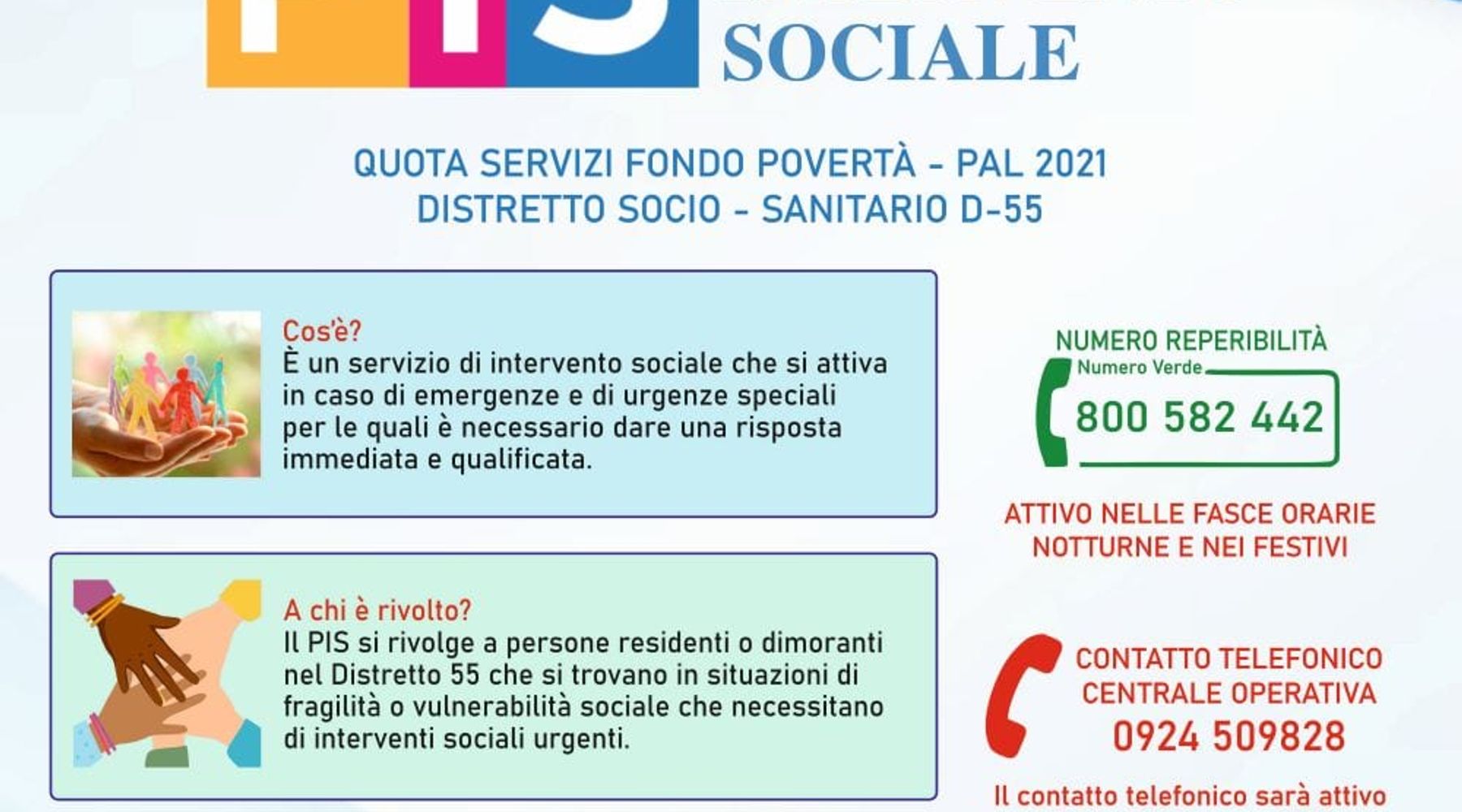 Distretto 55, parte ad Alcamo Pronto Intervento Sociale. Stessa cooperativa dei bagnini