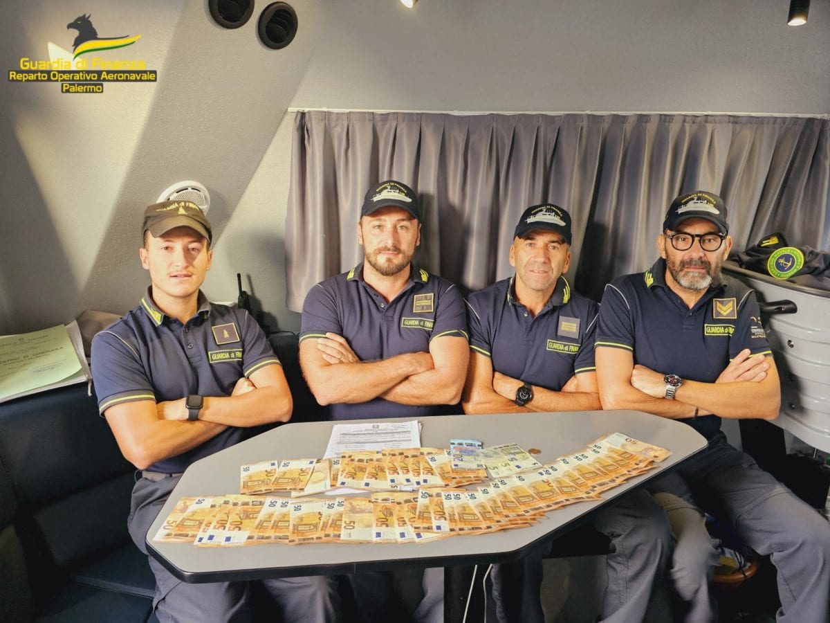 Yacht straniero con a bordo 18.500 euro in contanti. GdF sequestra denaro a Trapani