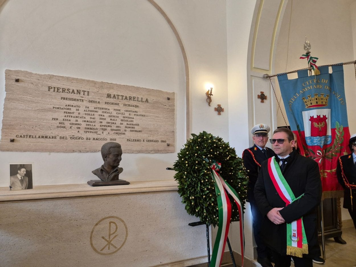 Castellammare del Golfo, cerimonia per ricordare Piersanti Mattarella