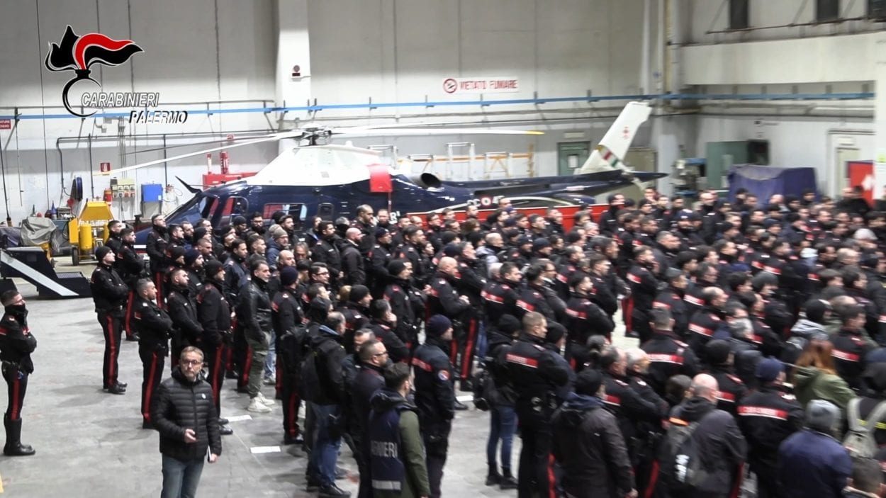 Maxi blitz antimafia con 181 tra fermi e arresti, anche a Terrasini, Cinisi e Carini (VIDEO)