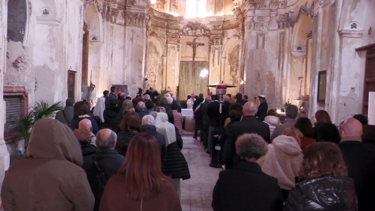 Chiesa alcamese del 1300, messa dopo 70 anni. “Inclusione con i ragazzi dell’IPAB” (Interviste)