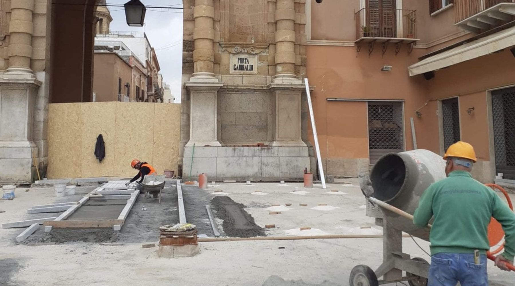 Nuova pavimentazione di Piazza Mameli a Marsala, investimento di 700 mila euro