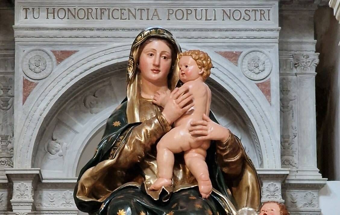 Statua della Madonna di Alcamo per 7 giorni nella chiesa di San Paolo