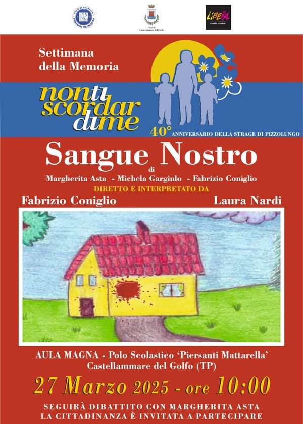 ‘Sangue Nostro’, a Castellammare in ricordo della strage di Pizzolungo