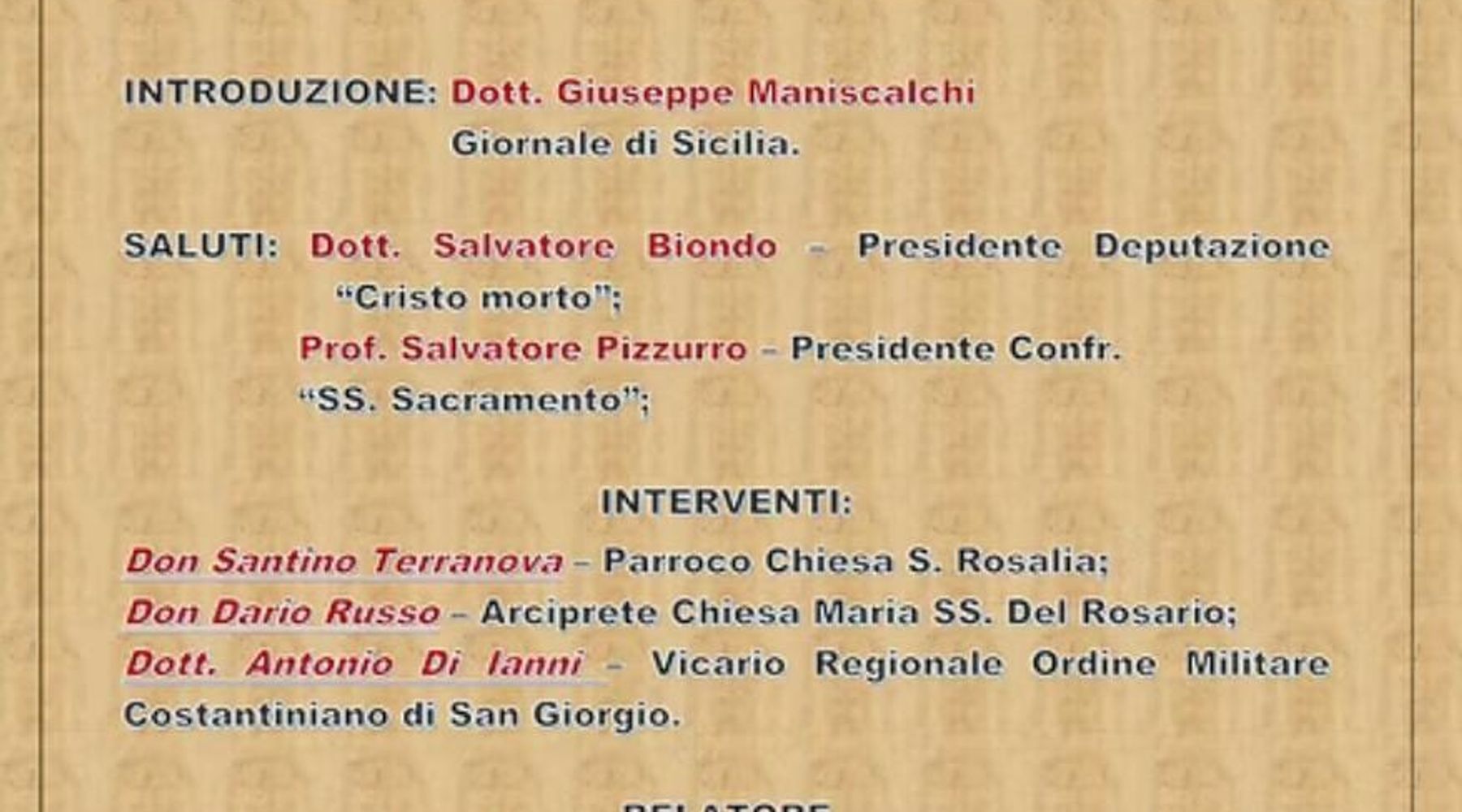 A Montelepre l’incontro ‘L’uomo della Sindone’: esperti a confronto