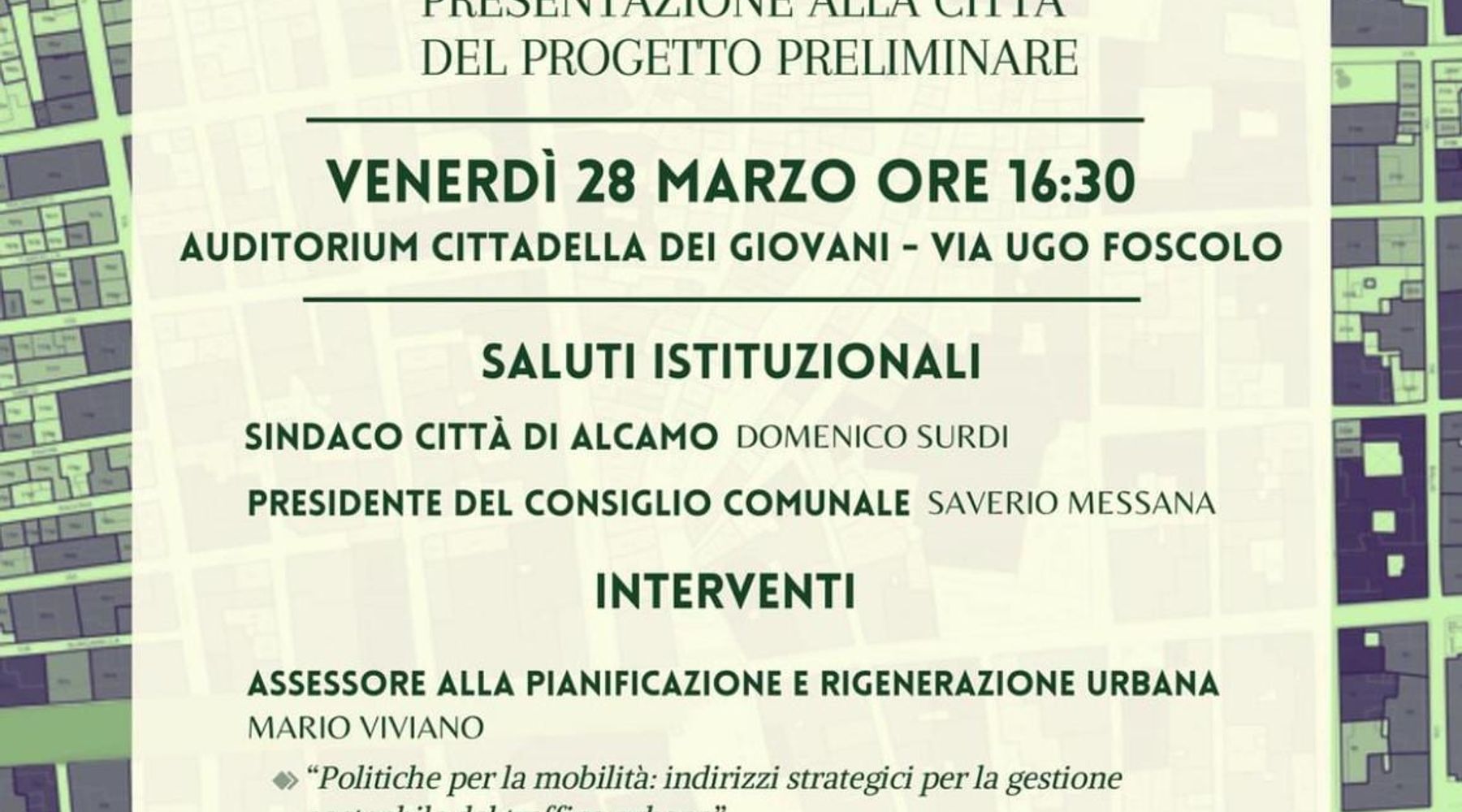 Alcamo, venerdì si presenterà il Piano Generale del Traffico Urbano