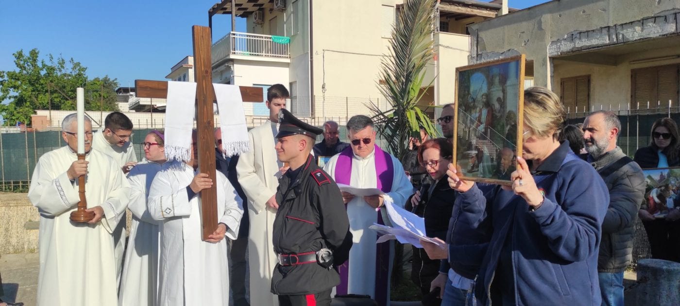 La via Crucis di Alcamo Marina apre i riti della Settimana Santa (VIDEO)