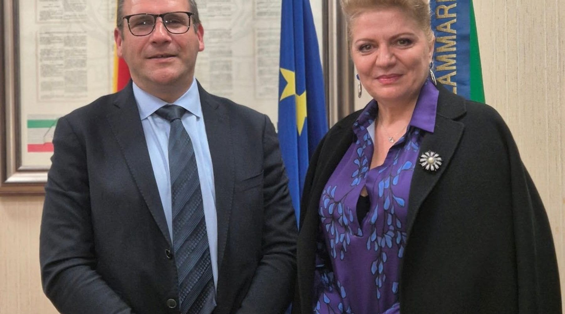 Console della Romania in visita istituzionale a Castellammare del golfo