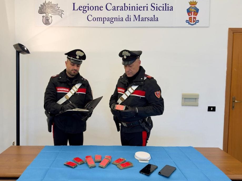 Coppia marsalese denunciata per detenzione di sostanze stupefacenti