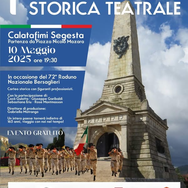 A Calatafimi Segesta rappresentazione storica teatrale della battaglia di Pianto Romano (interviste)