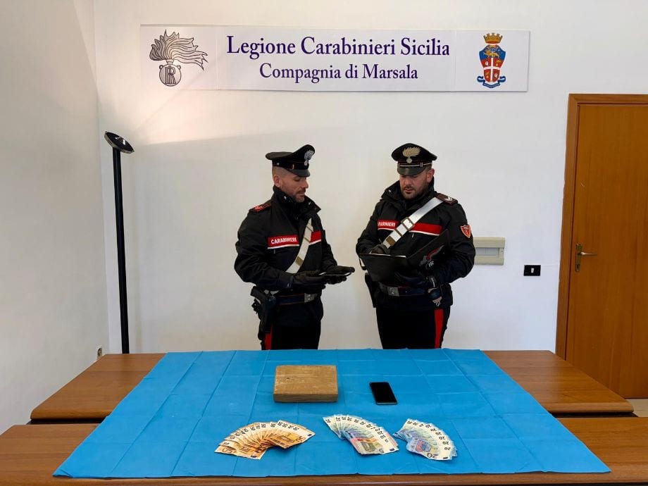 Arrestato marsalese, aveva 1Kg di cocaina nell’auto