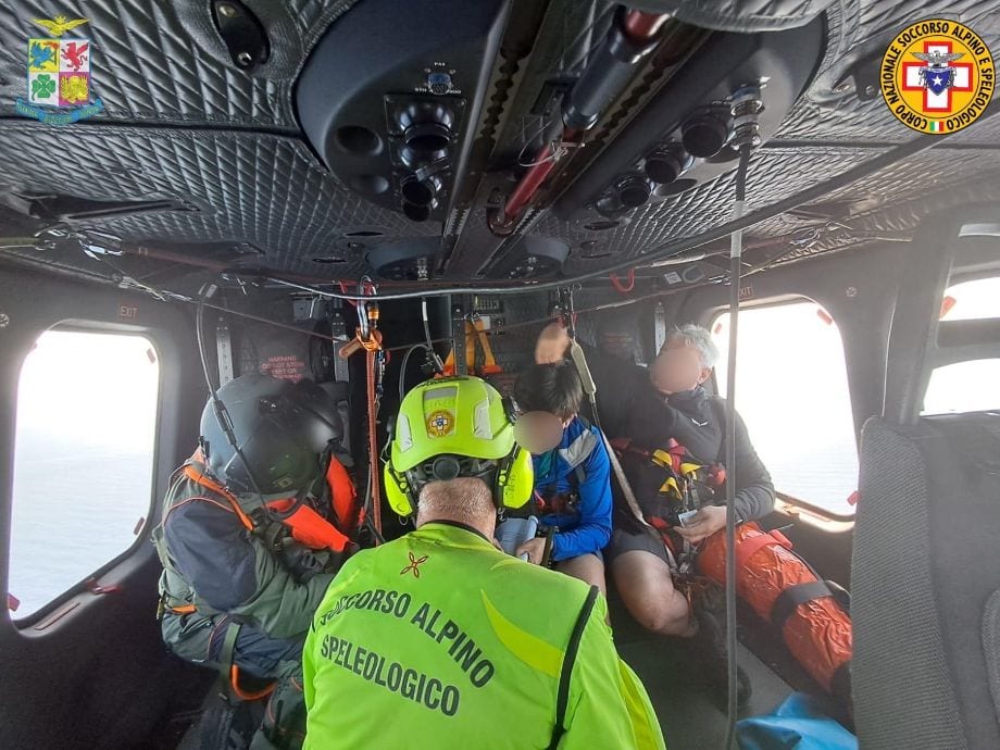 Turista infortunato a Marettimo, recuperato in elicottero dal soccorso alpino (VIDEO)