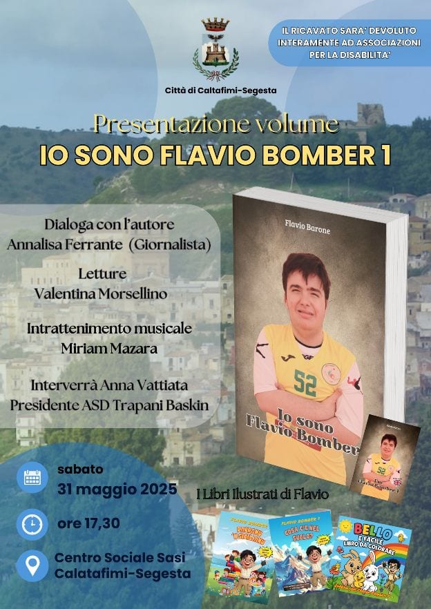 “Io sono Flavio Bomber”, presentazione a Calatafimi Segesta