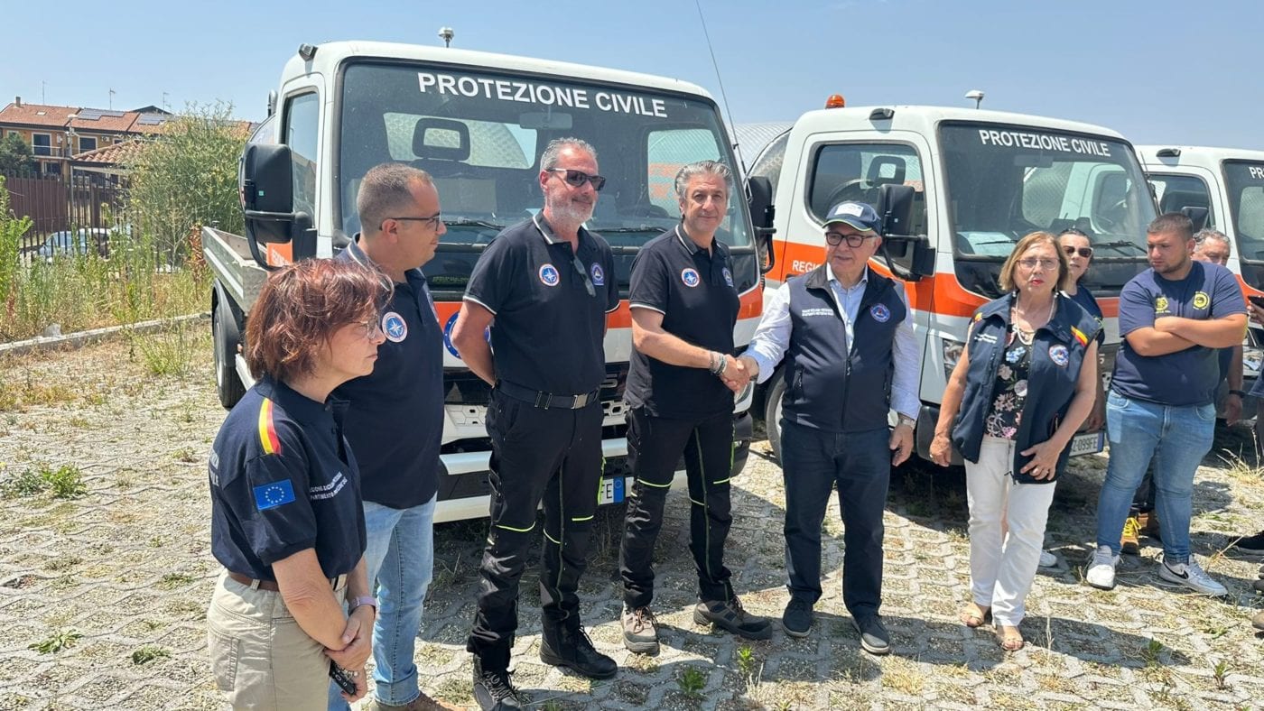 Nuova autobotte per Terrasini, in dotazione alla Protezione Civile Nopcea