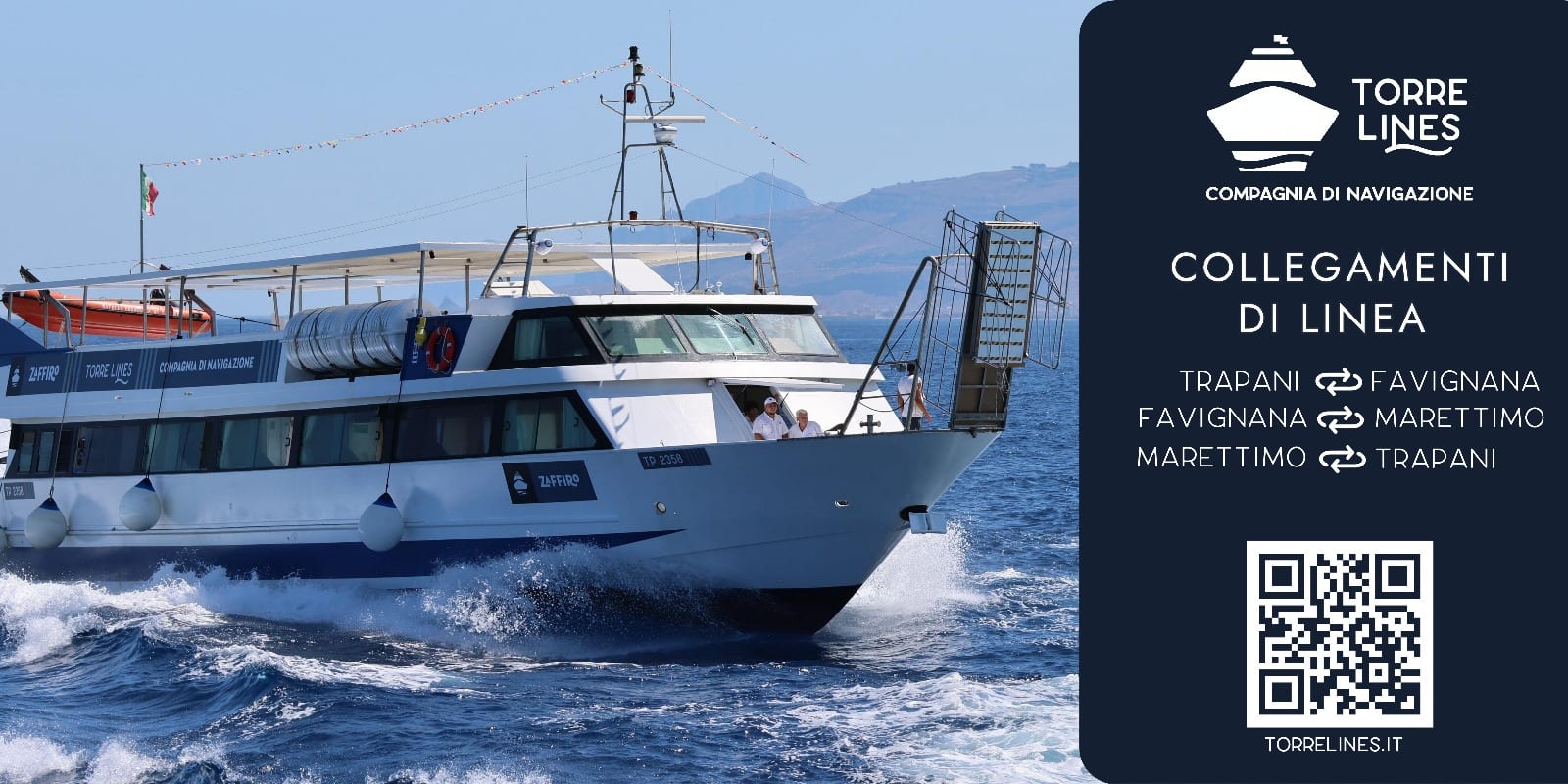 Nuova nave per le isole Egadi, la “Zaffiro” rafforza i collegamenti estivi