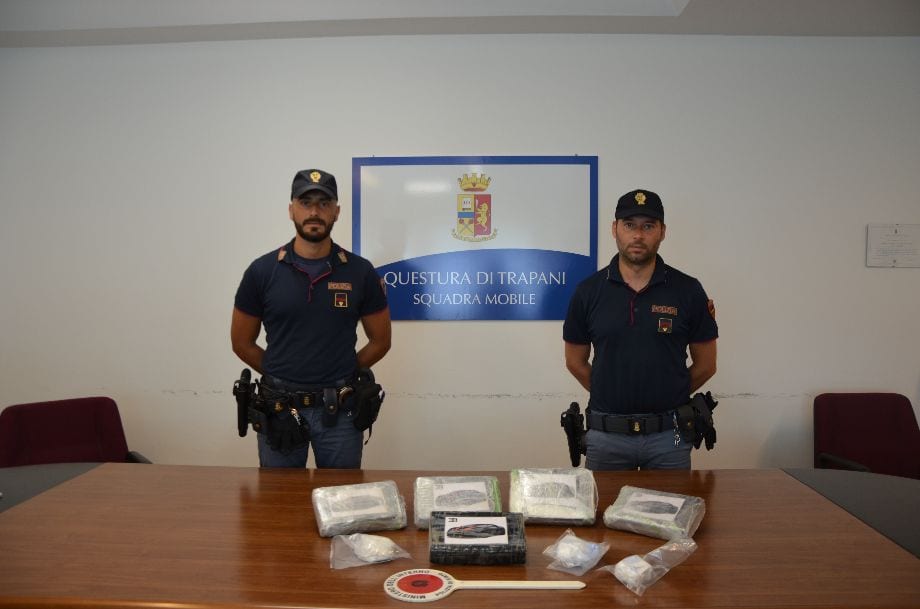 Due maxi sequestri a Trapani in poche settimane, oltre 12 chili di cocaina bloccati